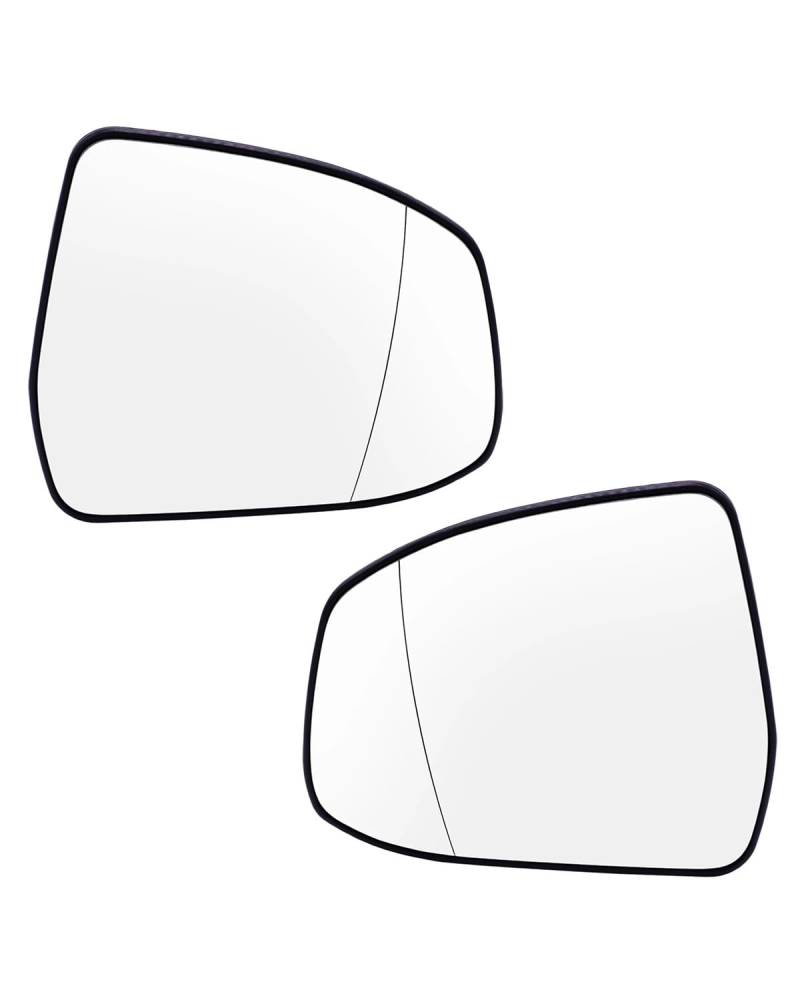 Umkehrlinse Rückfahrglas Spiegel Für Ford Für Focus MK2 MK3 2008-2018 Links Rechts Seite Flügel Spiegel Glas Beheizte Platte Konvexen Rückansicht Weitwinkel(Pair) von MNNZHG