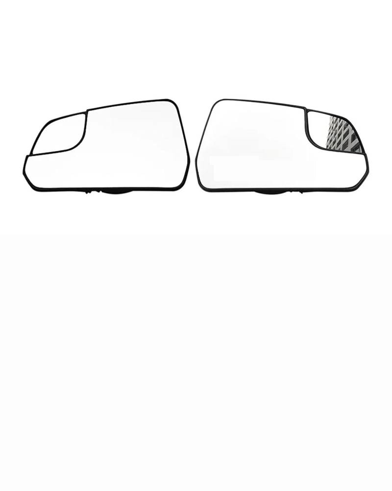 Umkehrlinse Rückfahrglas Spiegel Für Ford Für Mustang 2015-2019 Autozubehör Ersetzen Sie Die Äußere Rückspiegelglaslinse Mit Heizung(2PCS Left and Right) von MNNZHG