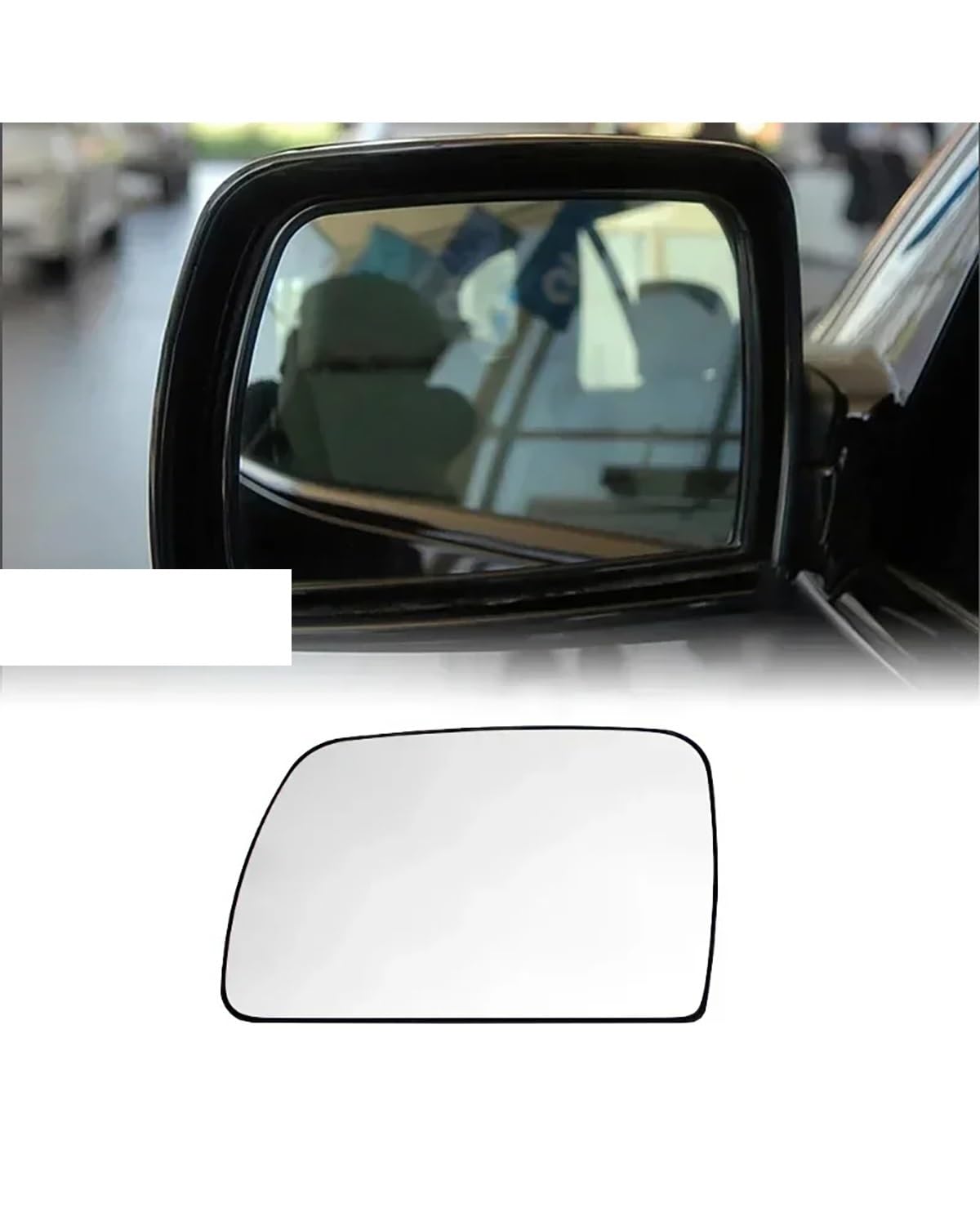 Umkehrlinse Rückfahrglas Spiegel Für Land Für Rover Für Range Für Rover L322 2002-2006 Beheizter Seitenflügel Rückspiegelglas Ersatz(1pc Left) von MNNZHG