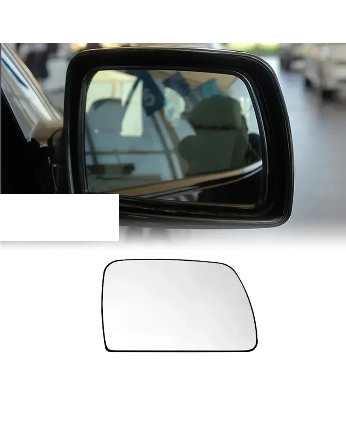 Umkehrlinse Rückfahrglas Spiegel Für Land Für Rover Für Range Für Rover L322 2002-2006 Beheizter Seitenflügel Rückspiegelglas Ersatz(1pc Right) von MNNZHG