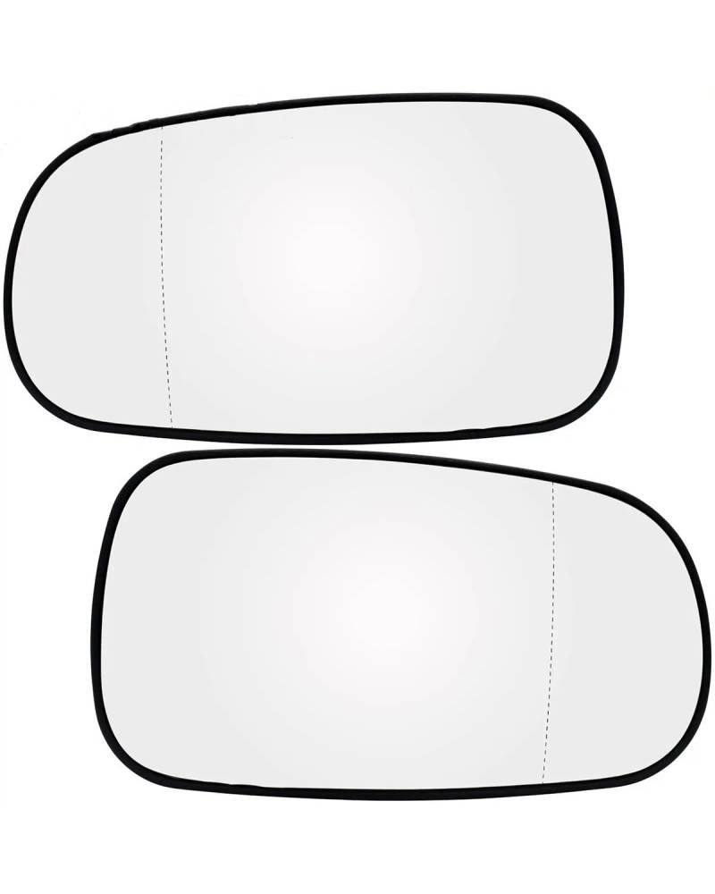 Umkehrlinse Rückfahrglas Spiegel Für Saab Für 93 95 2003-2012 Links Rechts Fahrer Beifahrerseite Außenspiegel Glas Beheizte Weitwinkel Rückansicht Platte(Pair) von MNNZHG