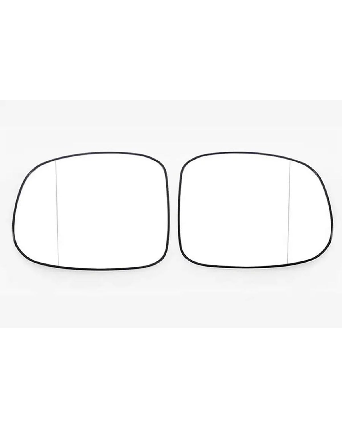 Umkehrlinse Rückfahrglas Spiegel Für Toyota Für Crown 2010-2014 Autozubehör Rückspiegel Glas Außentür Seitenspiegellinse Mit Heizung(2PCS Left and Right) von MNNZHG