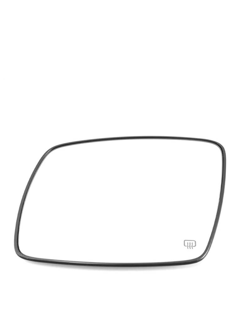 Umkehrlinse Rückfahrglas Spiegel Spiegel Beheizte Seite Spiegel Glas Rückspiegel Objektiv Für Dodge Für Journey Für JCUV 2009-2019 Zubehör(1pc Left) von MNNZHG