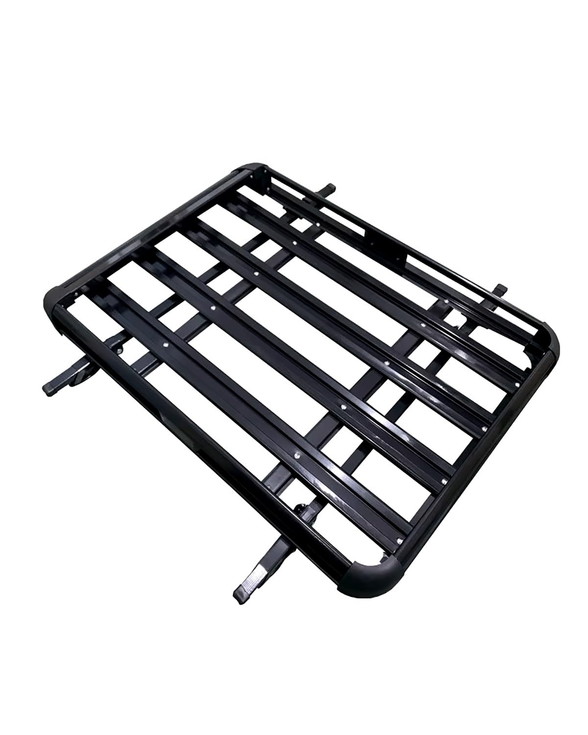 dachgepäckträger Auto Auto-Gepäckträger, Aluminiumlegierung, Doppeldecker-Gepäckrahmen, Autodach-Gepäckträger, Auto-Gepäckträger dachträger universal(Black 127X97CM) von MNNZHG