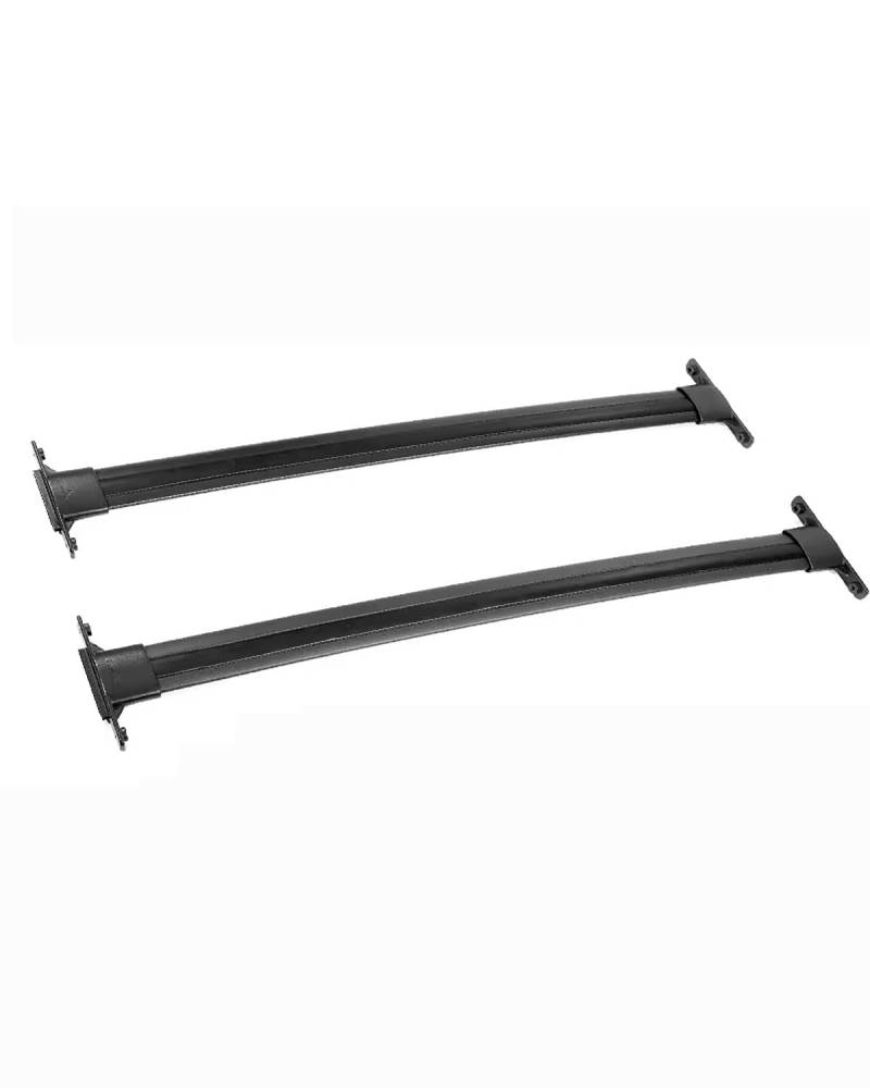 dachgepäckträger Auto Für Toyota 4 Runner 2010-2022 Gepäck Kajak Fracht Träger Aluminium Dach Rack Schiene 45-50 KG Last Schwarz Auto Dach Rack Kreuz Bars dachträger universal von MNNZHG