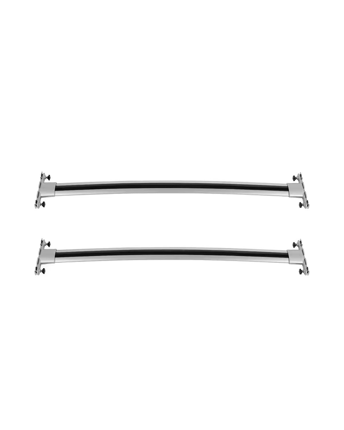 dachgepäckträger Auto Für Toyota Für 4Runner 2010-2024 Schienen Bar Gepäck Träger Bars Kreuz Bar Rack Schiene Boxen Zubehör Auto Dach Rack dachträger universal(Silver) von MNNZHG