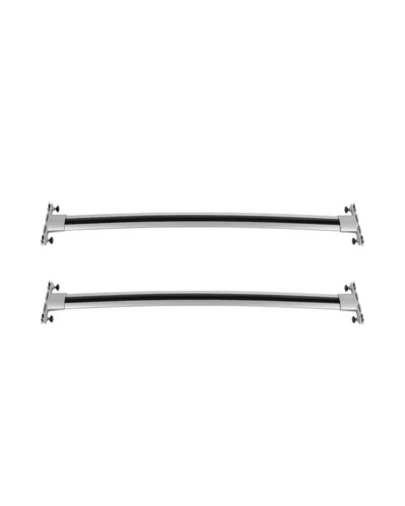 dachgepäckträger Auto Für Toyota Für 4Runner 2010-2024 Schienen Bar Gepäck Träger Bars Kreuz Bar Rack Schiene Boxen Zubehör Auto Dach Rack dachträger universal(Silver) von MNNZHG