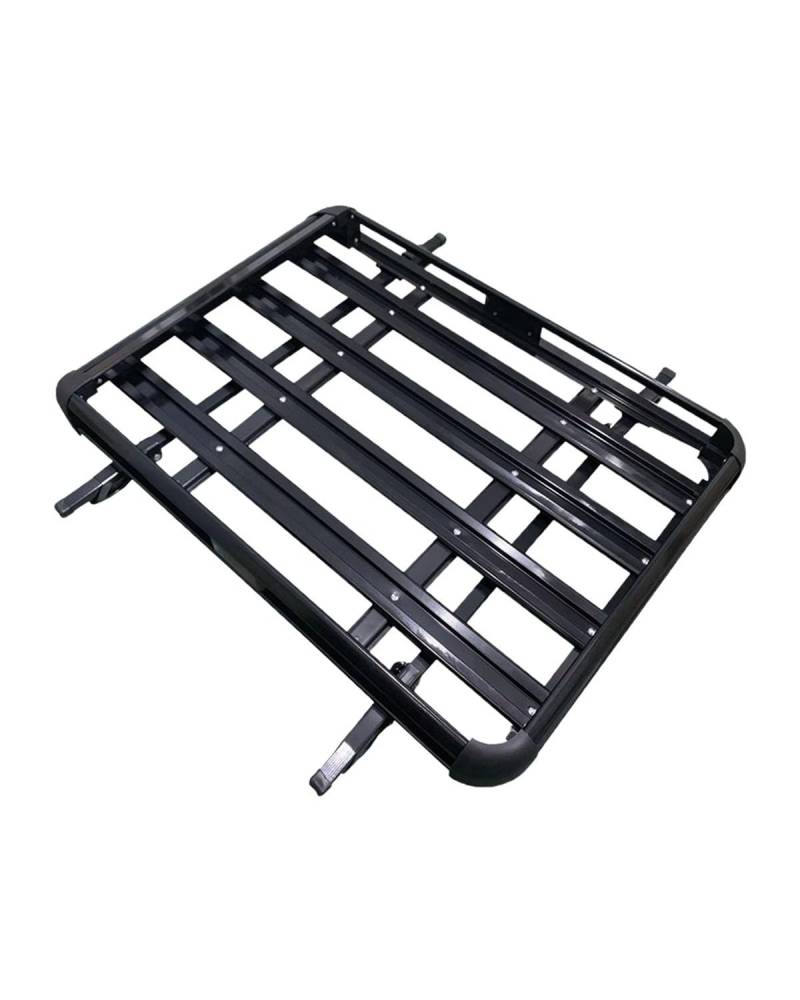 dachgepäckträger Auto SUV-Dachträger, Automobilzubehör, Aluminiumlegierung, Auto-Gepäckhalter, Dach-Frachtträger, Korb, Auto-Dachträger dachträger universal(Black) von MNNZHG