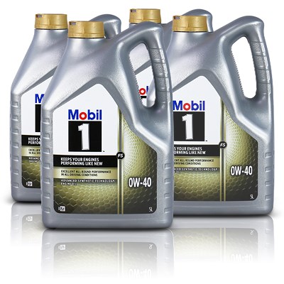 Mobil 1 4x 5 L FS 0W-40 von MOBIL 1