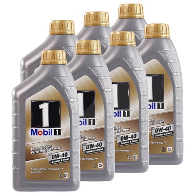 Mobil 1 7x 1 L FS 0W-40 [Hersteller-Nr. MO153672] von MOBIL 1