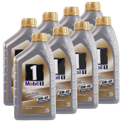 Mobil 1 8x 1 L FS 0W-40 [Hersteller-Nr. MO153672] von MOBIL 1