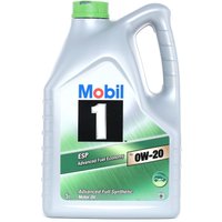 MOBIL Motoröl 0W-20, Inhalt: 5l, Synthetiköl 153685 von MOBIL