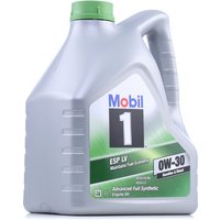 MOBIL Motoröl Mobil 1 ESP LV 0W-30 Inhalt: 4l, Vollsynthetiköl 154318 von MOBIL