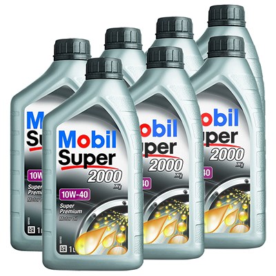 Mobil 7x 1 L Super 2000 X1 10W-40 [Hersteller-Nr. 150562] von MOBIL