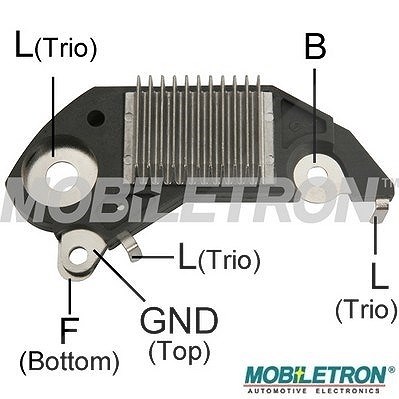 Mobiletron Generatorregler [Hersteller-Nr. VR-D701] für Opel, Vauxhall von MOBILETRON