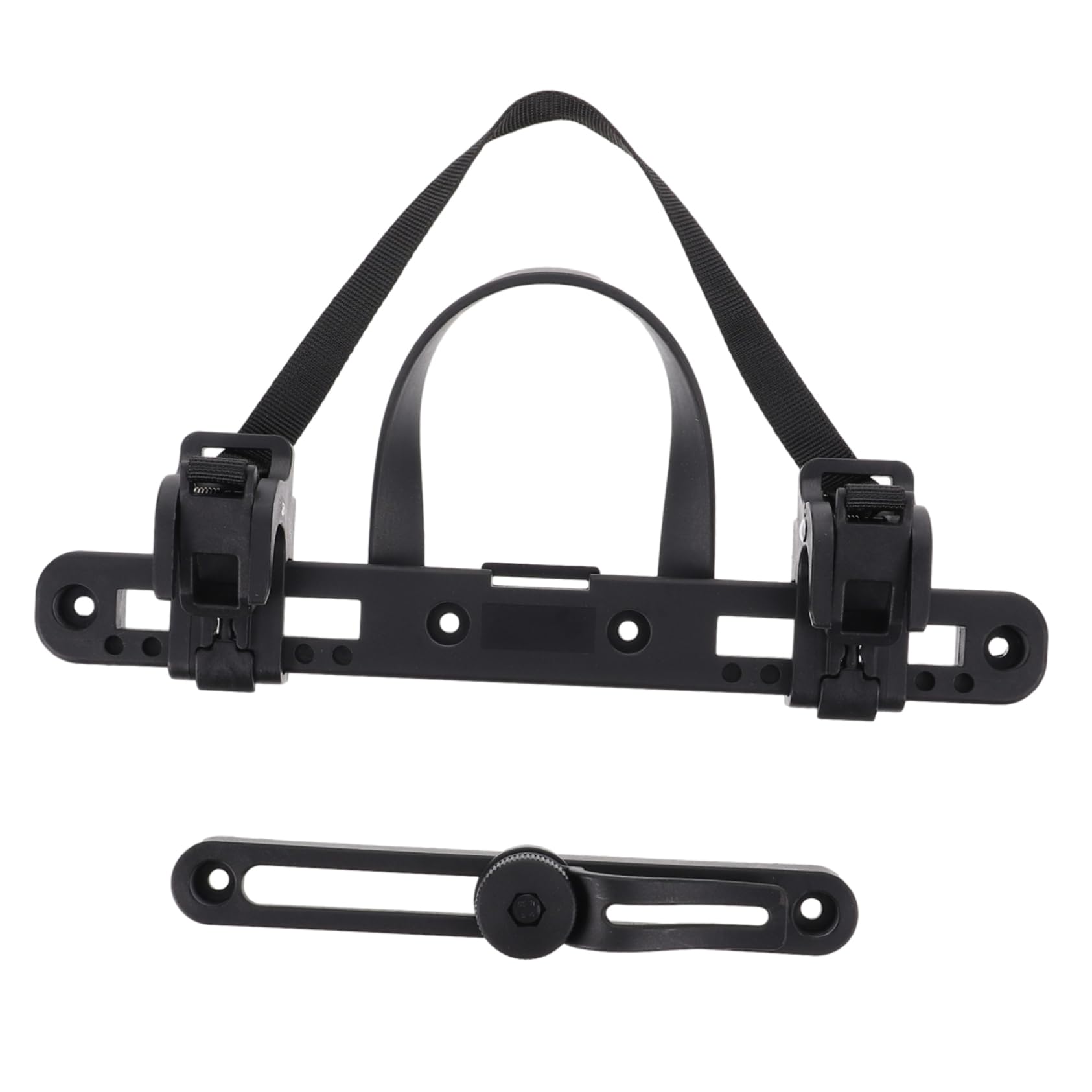 MOBUTOFU 1Stk Taschenschnalle Mini Koffer Garage Schlösser Träger schnallen Auto Fahrrad Taschenhalterung Fahrradtaschenverschluss Bindeschnalle für Gepäck Gepäckschnalle Ballaststoff Black von MOBUTOFU