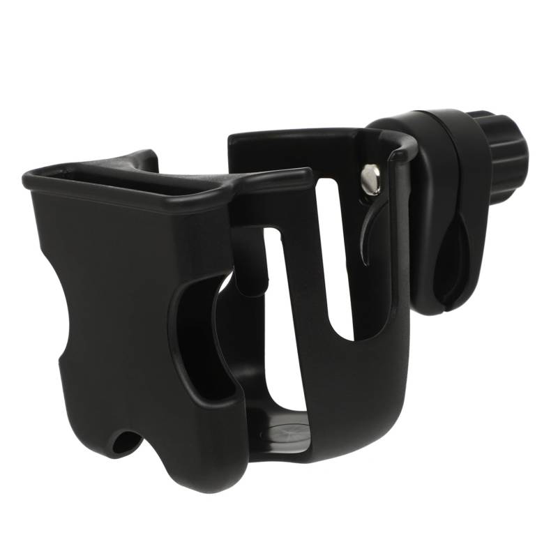 MOBUTOFU Babywagen Getränke Halter Clip-getränkehalter Flasche Ponton-getränkehalter Bolzen Getränkehalter Zusammenklappbar Wasser Bier Spender Becherhalter Für Fahrrad Black Abs-Material von MOBUTOFU