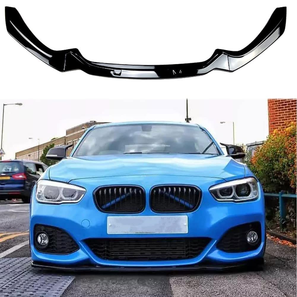 MOCATT Auto Frontschürze Lippe Spoiler für BMW 1 Series F20 F21 M Pack Facelift 2015-2019, Auto Frontschürze Lippe Spoiler Splitter Body Kit Universal Auto Exterieur Aerodynamisches Zubehör von MOCATT