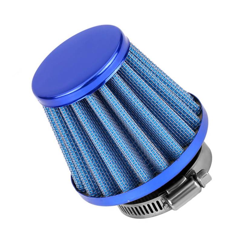 MOCNT Auto Luftfilter 38mm 39mm 40mm Auto Luftansaugfilter Turbo Entlüftungsfilter Motorrad Kaltluftansaugfilter Öl Kurbelgehäuse Filter Kaltluftfilter Entlüftung Filter Blau von MOCNT