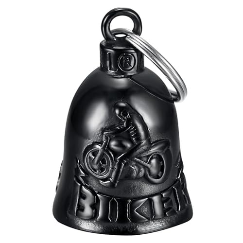 MOCY BELL - Clochette Moto Biker Guardian Gremlin Mocy Bell Acier inoxydable Noir von MOCY BELL