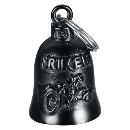 MOCY BELL - Clochette Moto TRIKER Guardian Gremlin Mocy Bell Acier inoxydable Noir von MOCY BELL