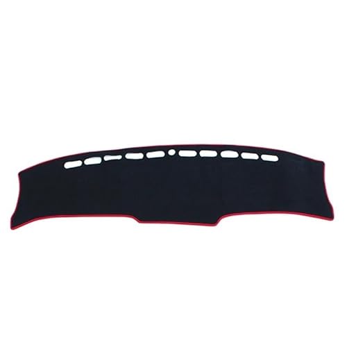 Armaturenbrettabdeckung Auto Armaturenbrett Matte Instrument Abdeckung Anti-UV Matte Teppiche Sonnenschirm Vermeiden Licht Pad Zubehör Für Hyundai Für Tucson 2021-2023 NX4 Auto Dash Mat Pad(LHD Red Si von MODADA