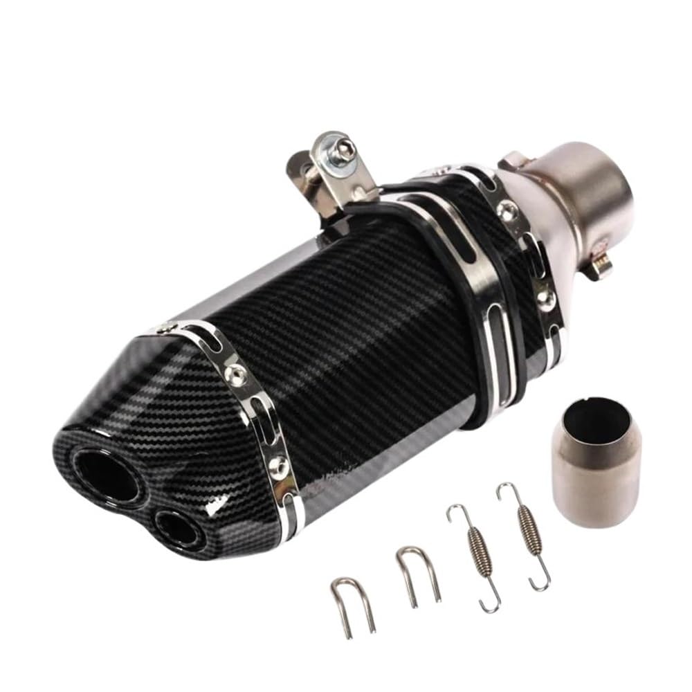 Motorrad Endschalldämpfer Geändert Schalldämpfer Rohr Echappement Moto Db Mörder 51mm Universal Zubehör Moto Rcycle Auspuffrohr Für XJ6 Für MT07 09 03 Endschalldämpfer(09,310mm) von MODADA