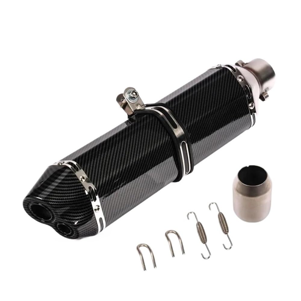 Motorrad Endschalldämpfer Geändert Schalldämpfer Rohr Echappement Moto Db Mörder 51mm Universal Zubehör Moto Rcycle Auspuffrohr Für XJ6 Für MT07 09 03 Endschalldämpfer(09,470mm) von MODADA