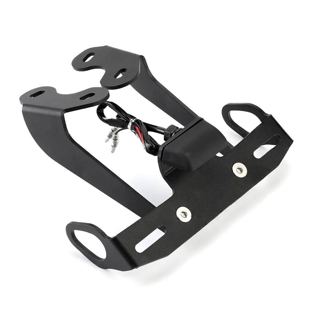 Motorrad Nummernschildhalterung Kennzeichenhalter-Kit MT09 SP FZ09 FZ-09 Für MT FZ 09 Kennzeichenhalter MT-09 Heckklappe Ordentlich Eliminator(1 Set Bracket Slider) von MODADA