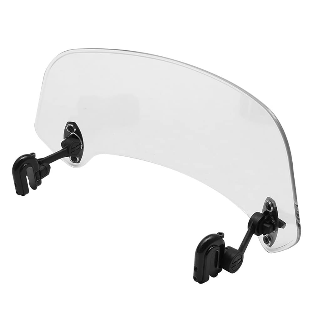 Motorrad Windschutzscheibe Für R1200GS F800GS Motorrad Universal Clear Windschutzscheibe Clamp-On Variable Windschutzscheibe Spoiler Verlängerung Für Tmax Motorräder Deflektor von MODADA