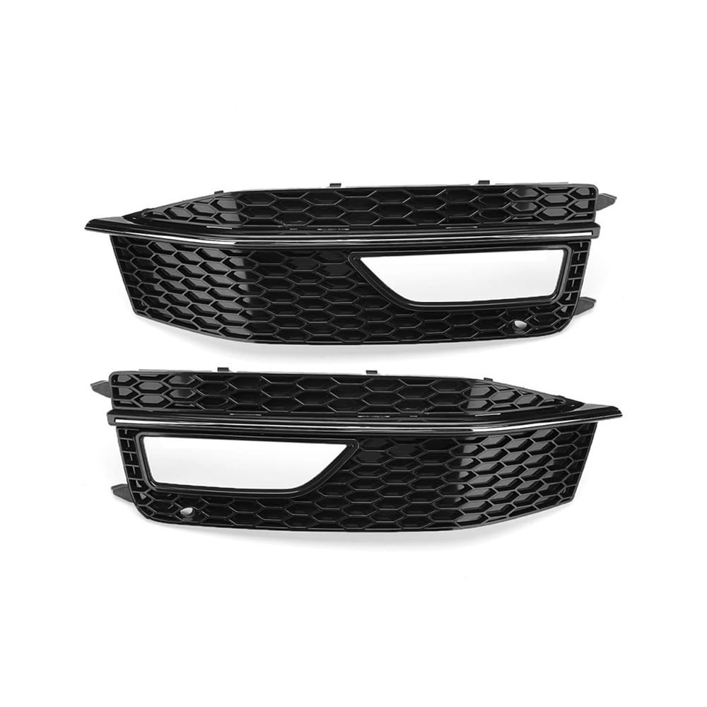 Nebelscheinwerfer-Abdeckung Auto Vorderen Stoßfänger Unteren Nebel Licht Grill Grille Für Audi A4 B8 Für S-Linie S4 2012 2013 2014 2015 8K0807681P 8K0807682P Front Kühlergrille(B) von MODADA