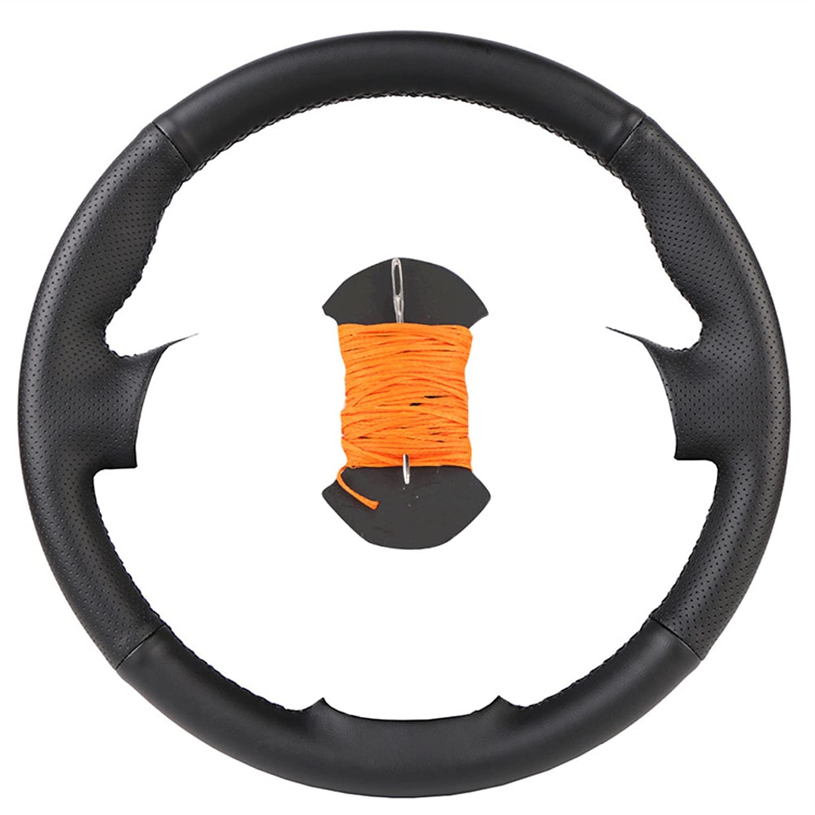 Auto-Lenkradabdeckungen, Auto-Lenkradbezug, Dekoration (Farbe: Orange) von MOEENS