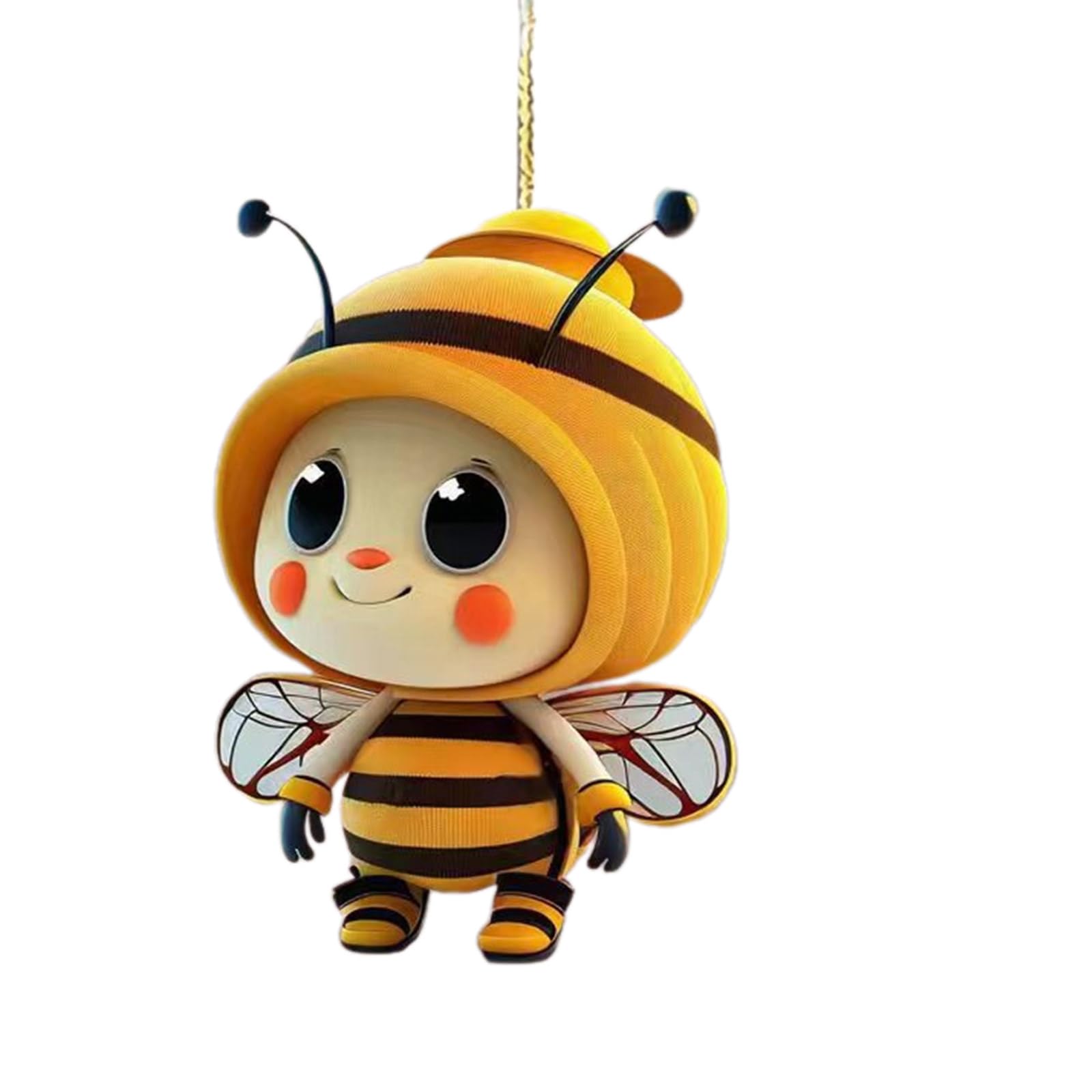 Acryl Bienen Auto Rückspiegel Halten Hummeln Autobehänge Ornament Geschenk Für Bienenliebhaber Autobehänge Bienen Tasche Ornament von MOIDHSAG