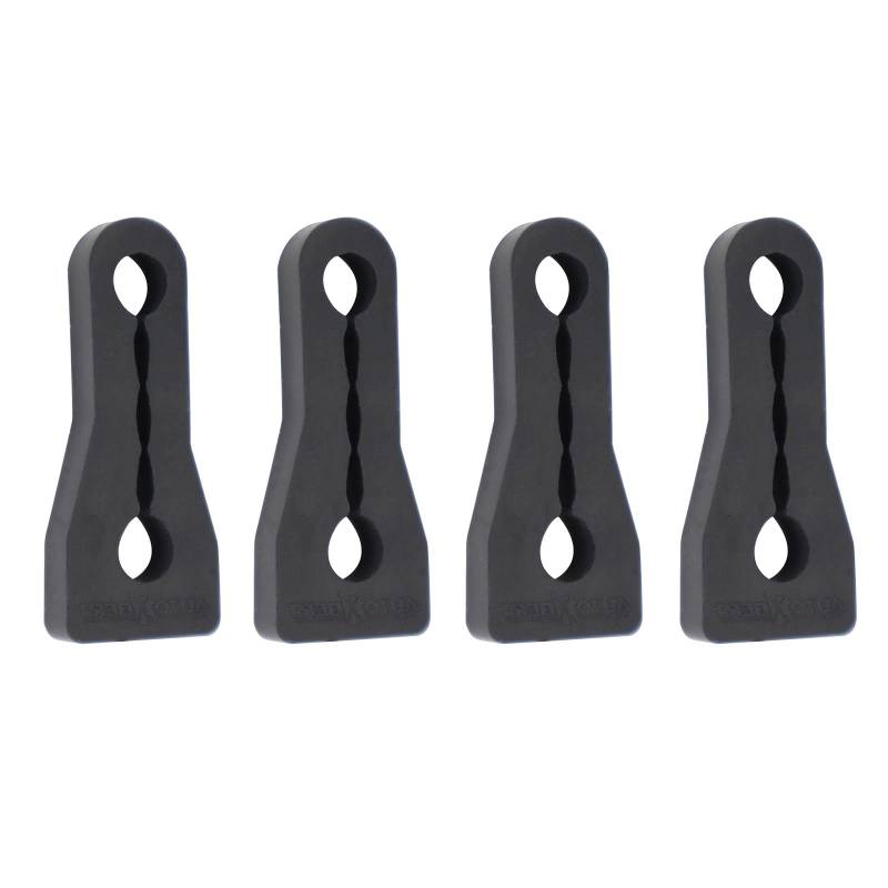 MOIDHSAG 4Pcs Auto Türschloss Sound Deadener Puffer Rasseln Quietschen Schalldichte Dichtung Puffer Auto Zubehör von MOIDHSAG