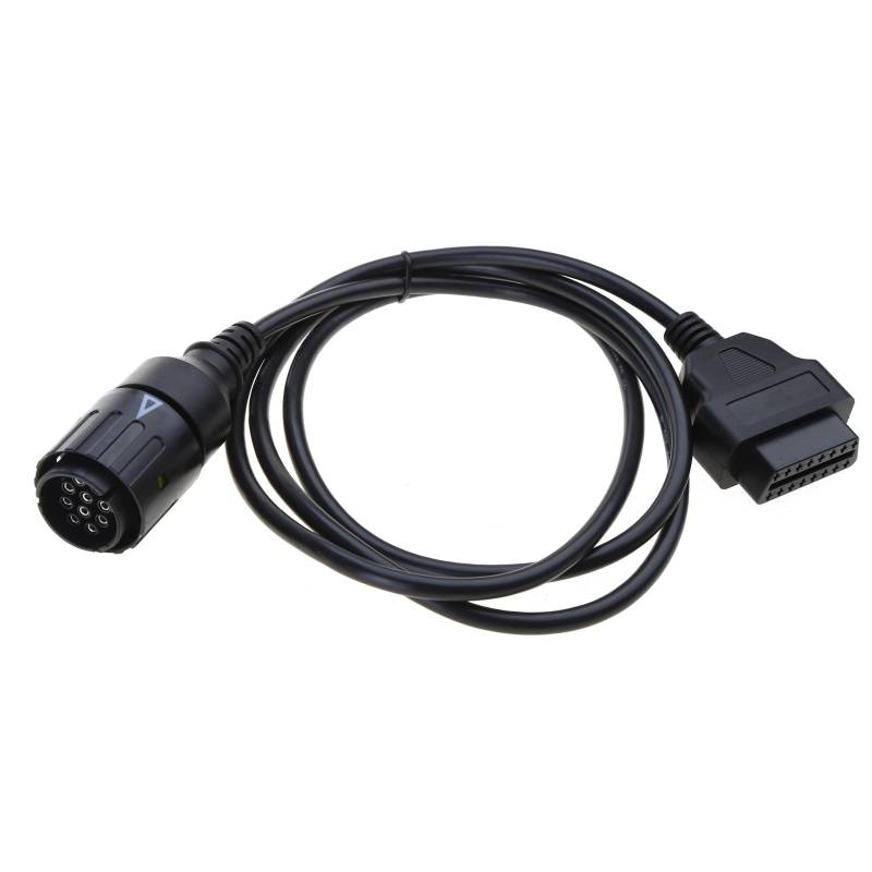 MOIDHSAG Adapterkabel 10 Pin auf 16Pin Adapter Stecker Diagnosekabel Leichtes Kabel für ICOM-D Motorrad Motorrad von MOIDHSAG