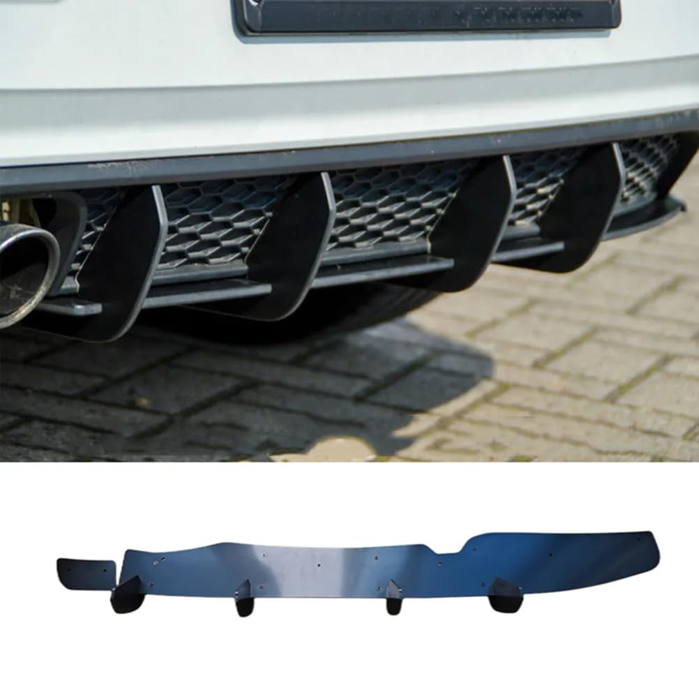 Vorne Hinten Stoßstange Lip Spoiler Splitter Auto Heckdiffusor Stoßstange Lippe für V-W Polo 6 MK6 GTI GTD 2017-2021 von MOIKEN