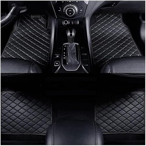 Leder Auto Fußmatten für BMW 3 Series G21 Touring 2019-2023,Automobil vorn und hintenWasserdichtes AntirutschBodenteppich,Auto Fußmatte Fußmatten Set,A/All-Black von MOINK