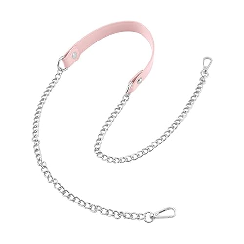 59.06" Geldbörse Kette Schulter Umhängetasche Geldbörse Tasche Accessoires Tasche Gurt Hand Kette Kreuz Kette Silber Geldbörse Kette Rosa von MOISTRI