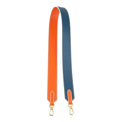 96cm/37.8" Geldbörse Gurt Beidseitig erhältlich Lederband Ersatzriemen für Handtaschen Ersatz Geldbörse Gurte Blau-Orange von MOISTRI