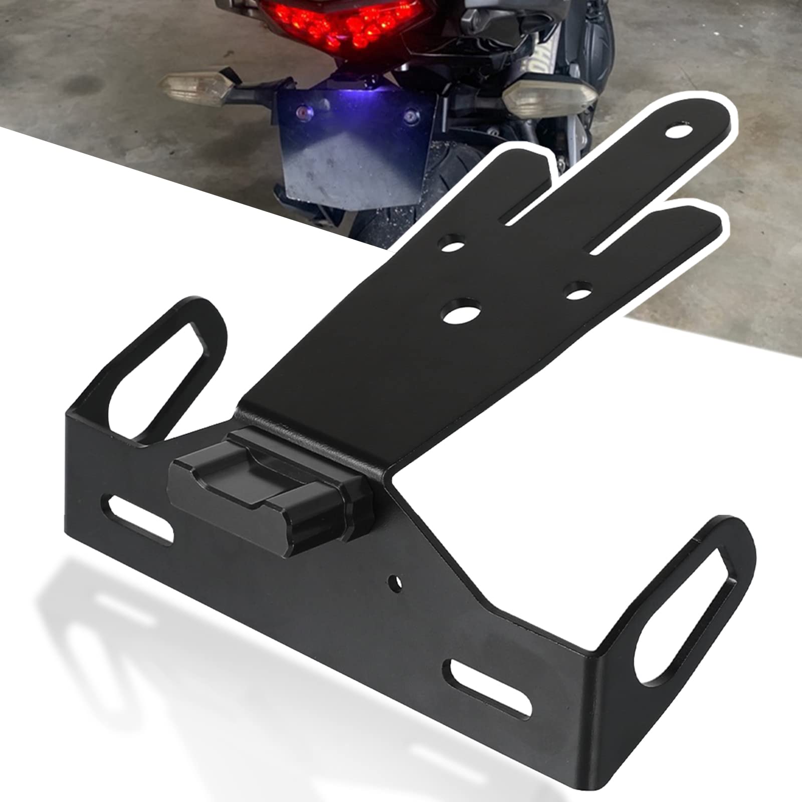 MOLONG Motorrad-Kennzeichenhalter für Ninja 650 2012-2016 ER6N ER6F 2012-2018 von MOLONG