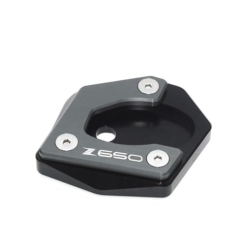 MOLUCI Seitenständerplatte Pad Für Kawasaki Z650 Z900 Z900RS Z 650 900 2017-2023 Motorrad CNC Kickstand Fuß Enlarger Seitenständer Verlängerung Pad Stützplatte von MOLUCI