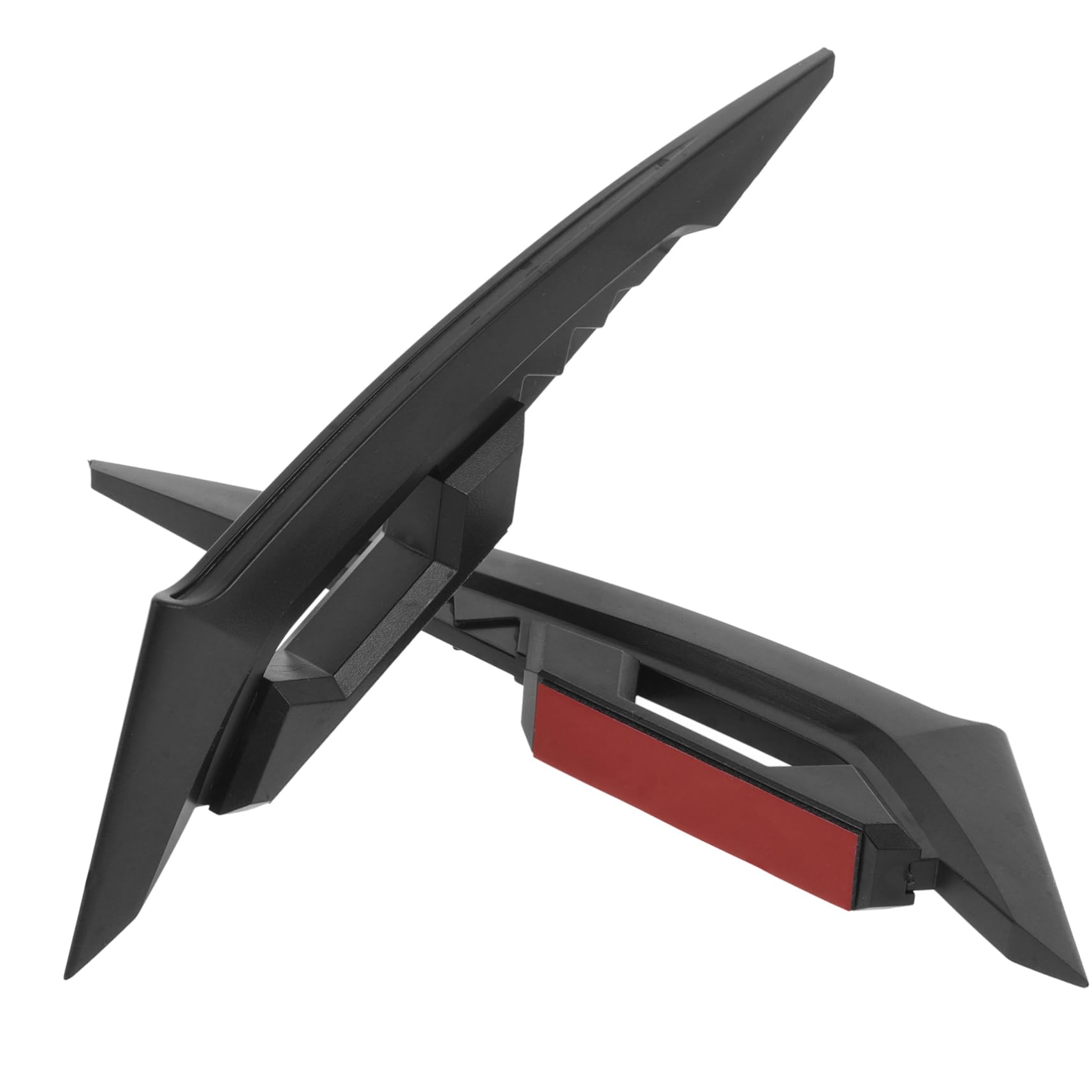 MOLUCKFU 1 Paar Dekoration Styling-Seiten-Winglet Dekoratives Front-Winglet Vorderes Winglet Styling-Winglet Vorne Aerodynamische Winglets -dekor Seitenflügel Black Plastik von MOLUCKFU