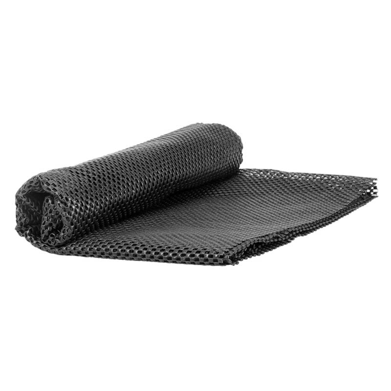 MOLUCKFU 1stk rutschfeste Matte Auto Armaturenbrett Matte Sitz Nicht Stamm Gestell Träger Dach Liner Schützend Schutz Unterlage Spitze LKW Black PVC-Schaum-Latex-Gitter Rutschfester Stoff von MOLUCKFU