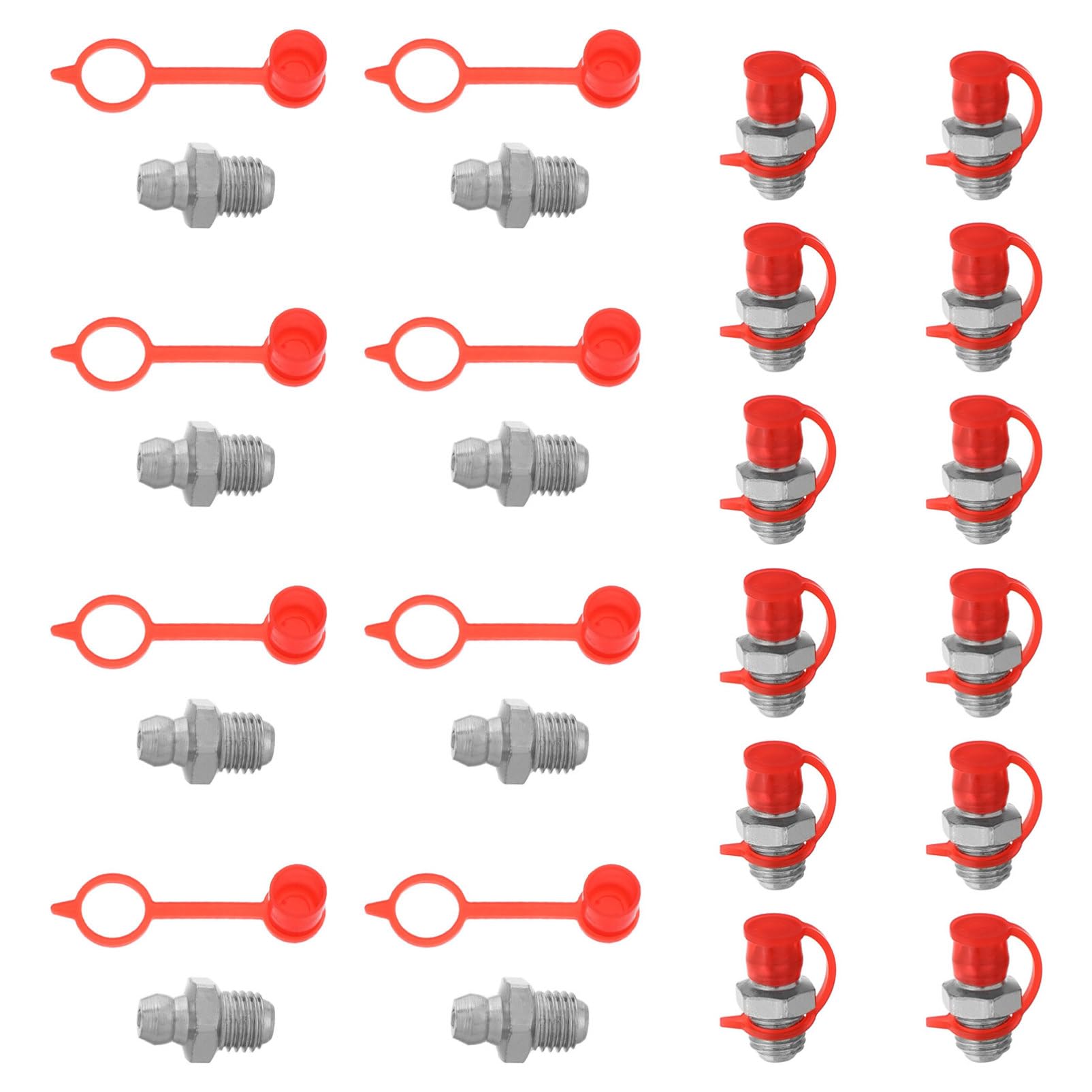 MOLUCKFU 20 Sets Fettanpassungs Tipps Ersatz Für Autoversorgungen Hydraulische Fettarmatur von MOLUCKFU