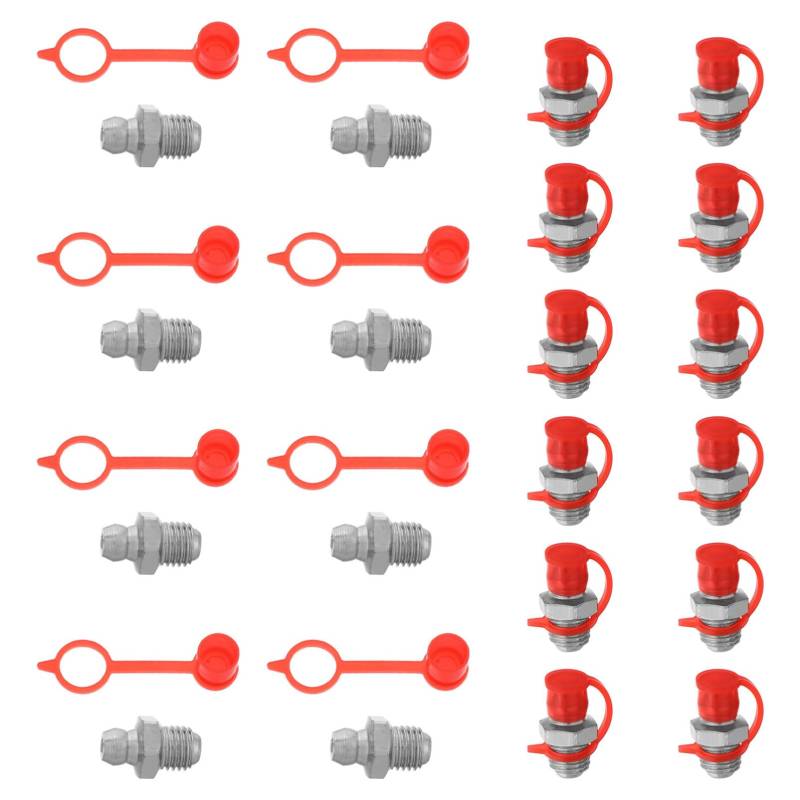 MOLUCKFU 20 Sets Fettanpassungs Tipps Ersatz Für Autoversorgungen Hydraulische Fettarmatur von MOLUCKFU