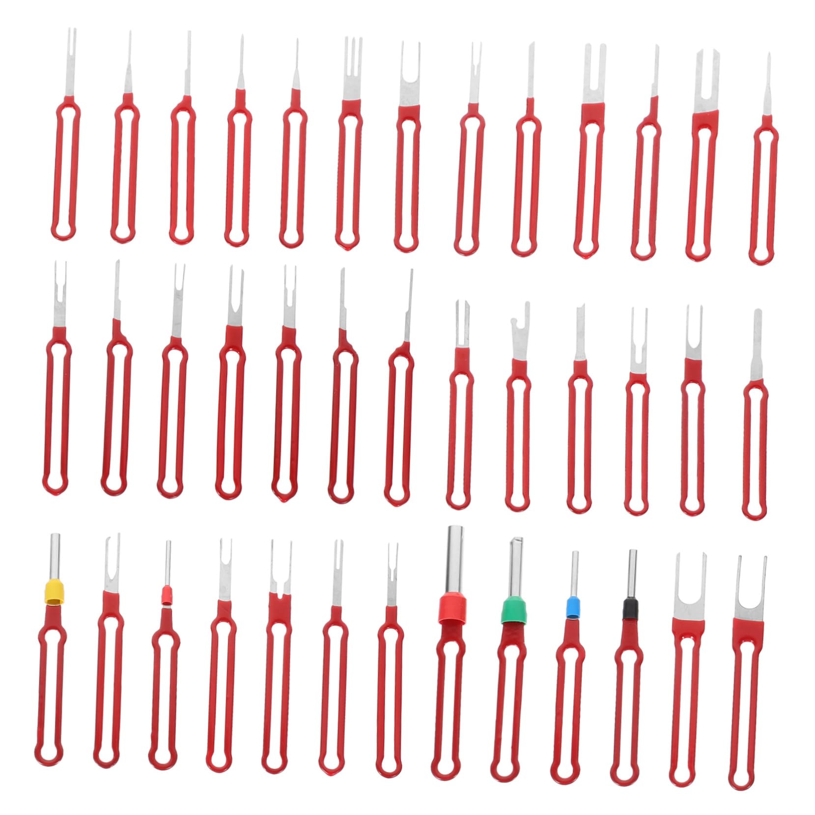 MOLUCKFU 39 Teiliges Kfz Terminal Pin Entferner Werkzeug Set Universelles Werkzeugset Für Die Demontage Von Automobil Elektrik Pin Extractor Für 08 Bis Stecker Praktisches Set von MOLUCKFU