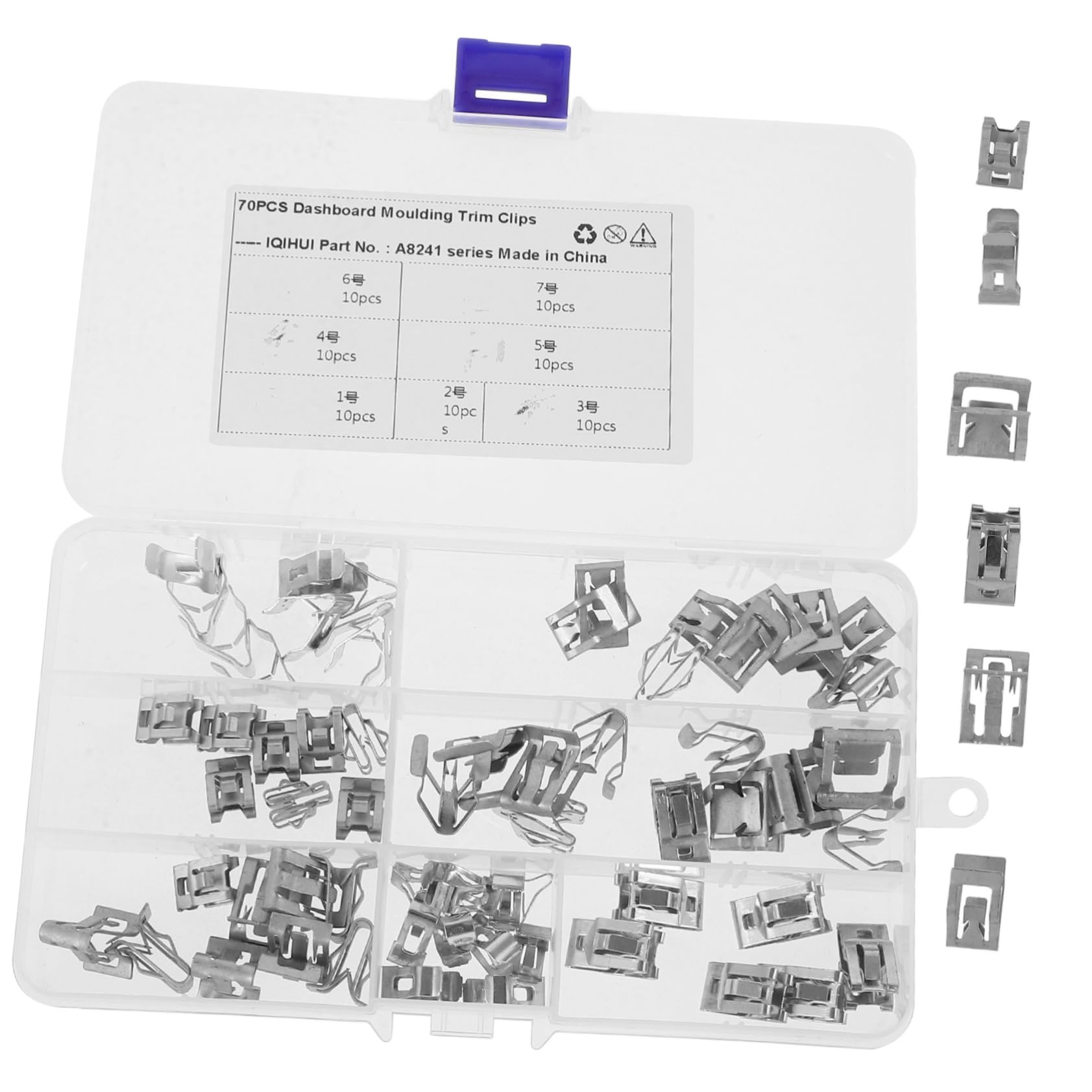 MOLUCKFU 70 Teiliges Befestigungsset Für Autoinnenausstattung, Armaturenbrett Clips, Auto Befestigungen, Auto Clips, Befestigungen, Armaturenbrett Befestigungen, Auto Clips, Panel Clips, von MOLUCKFU