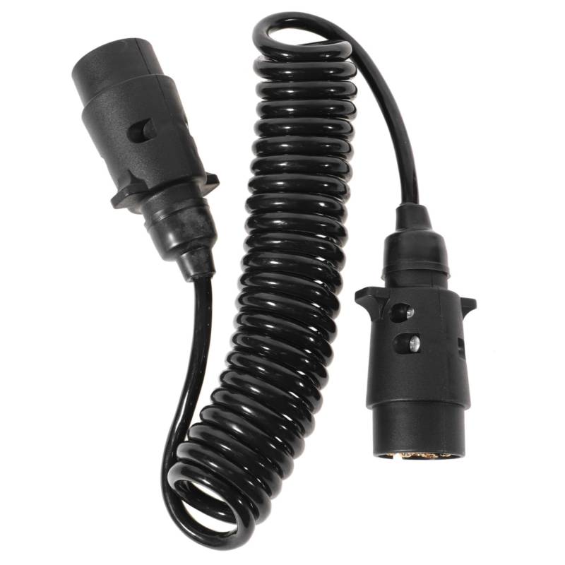 MOLUCKFU TPU Spiralkabel Für Wohnwagen Und Anhänger Coiled Trailer Adapter Kabel Für Truck Verlängerungskabel Mit Für Rücklichter Und Signalübertragung von MOLUCKFU