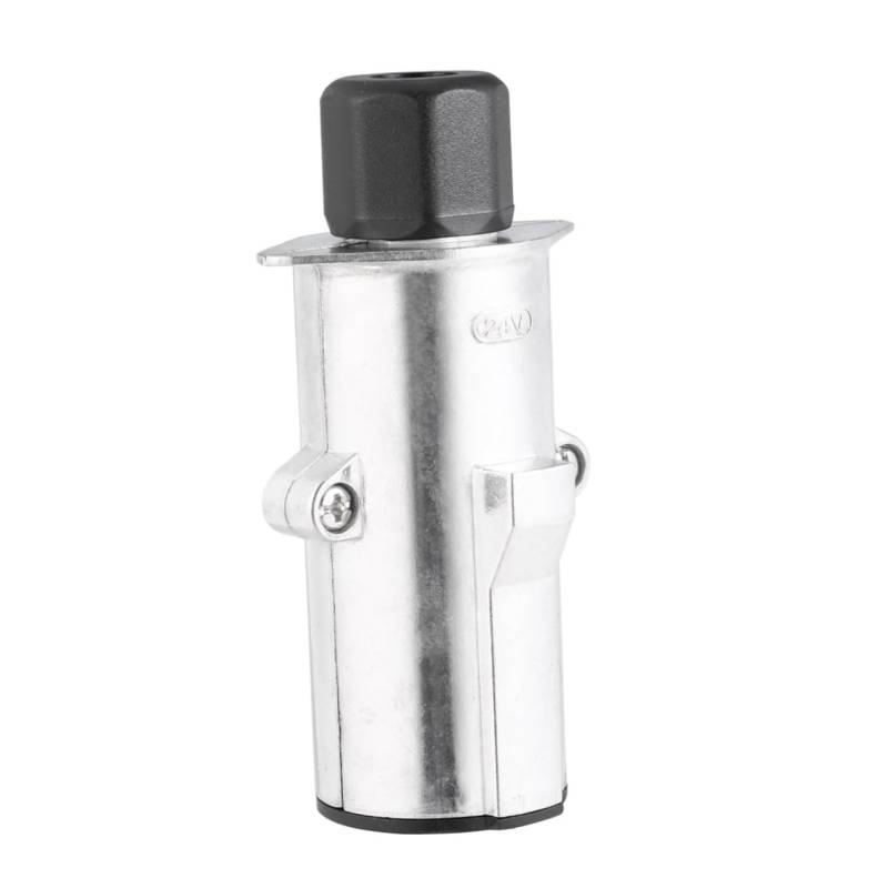 MOLUCKFU Tm6004B 7 Polige Pkw LKW Anhänger Steckdose Anhänger Stecker Adapter EU Stecker Silberfarben Robustes Material Einfache Installation Für Anhänger Und Fahrzeuge von MOLUCKFU