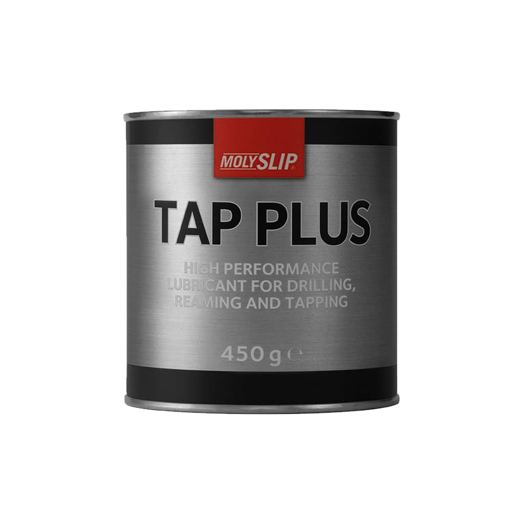 Tap Plus Compound – Premium-Performance-Gewindeschneidmasse – Extremdruck und Verschleißfestigkeit – maximiert die Lebensdauer des Werkzeugs bei harten Anwendungen – ideal zum Bohren, Reiben und von MOLYSLIP